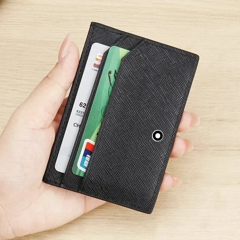 Leather Wallet Men - Portafoglio Porta Carte di Credito da