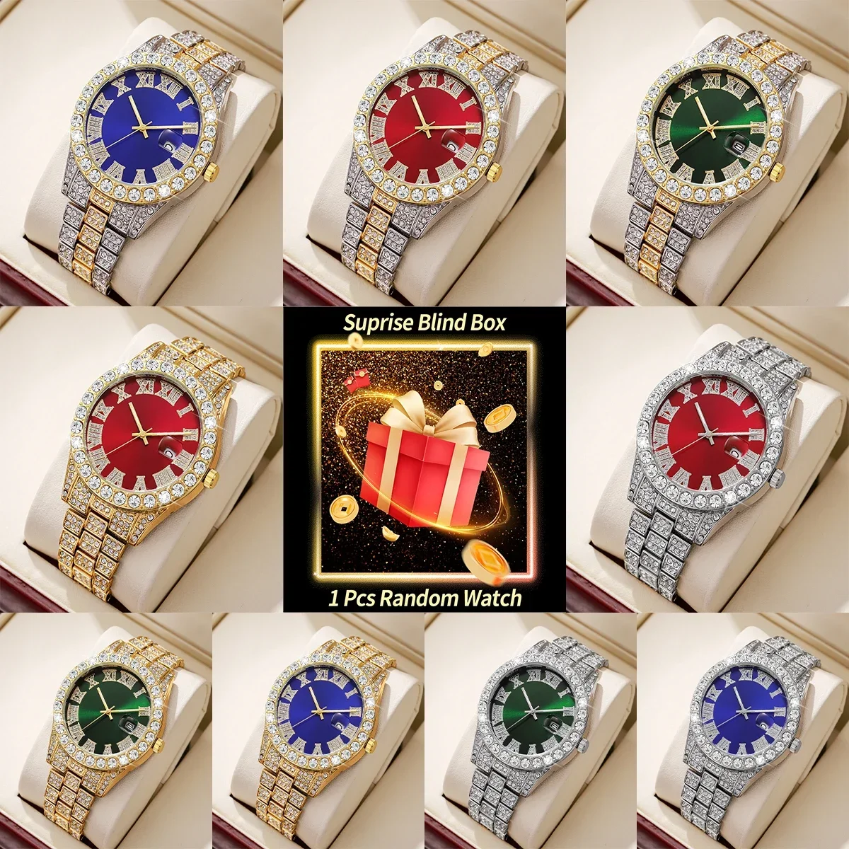 Luxury Watch Men - Orologio da uomo in confezione a