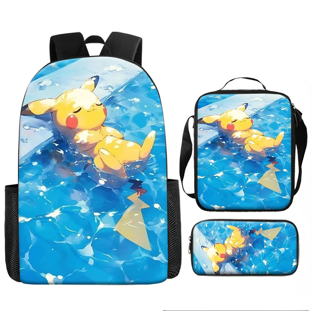 Travel Luggage Set - Borsa per bambini, Pokémon, Pikachu, set