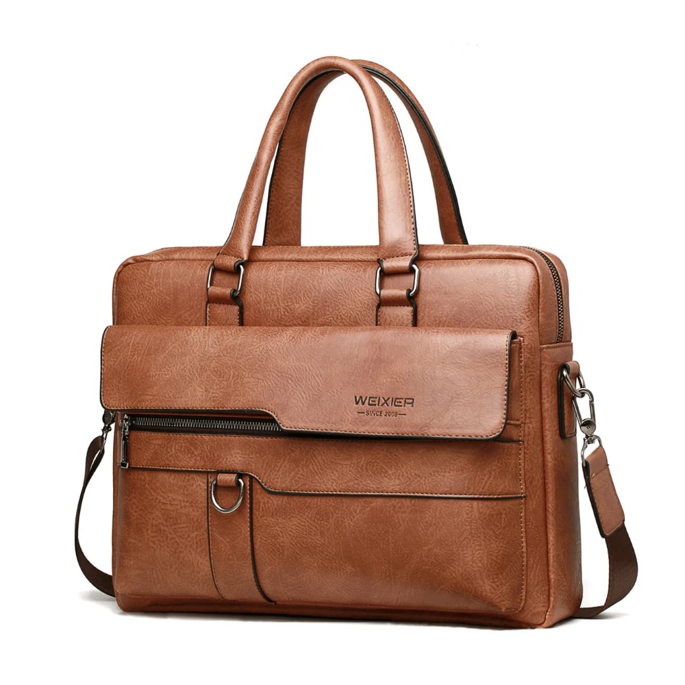 Borsa da lavoro in pelle PU da - Leather Briefcase recensione e prezzo