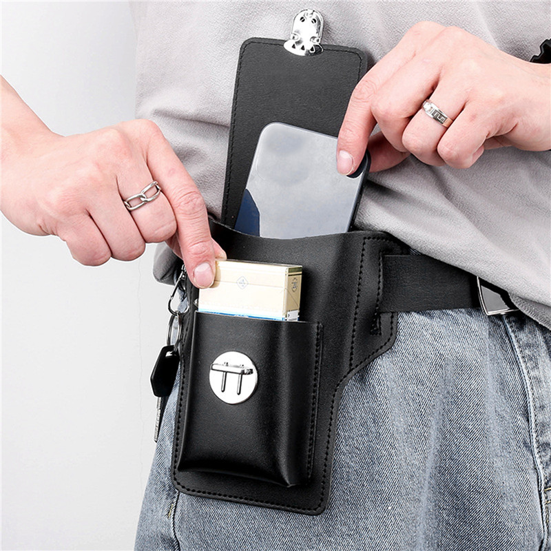 Custodia a fondina da cintura  - Leather Wallet Men recensione e prezzo