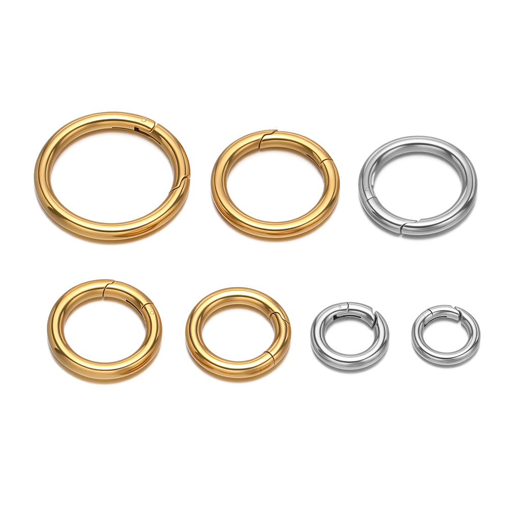2 pz/lotto fermagli a molla ro - Gold Plated Jewelry recensione e prezzo